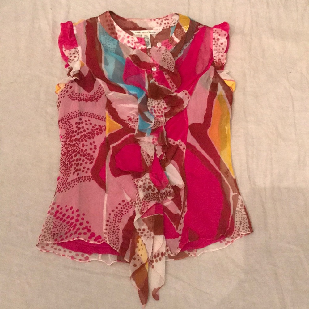 Diane von Furstenberg top and cami